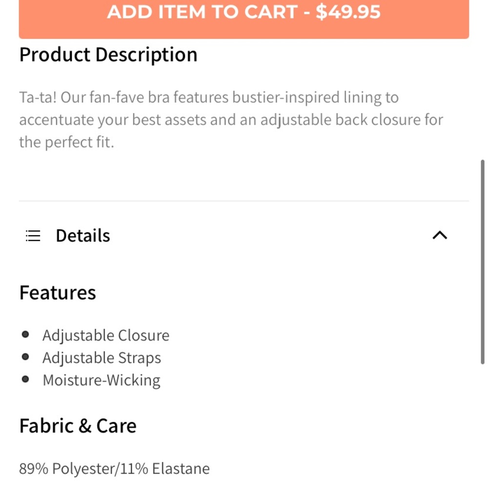 Fabletics Blare Cross-Back High-Impact Sports Bra - Picture 3 of 3